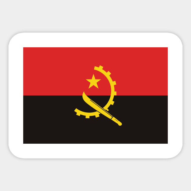 Angola Sticker by Wickedcartoons